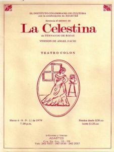 La Celestina - Compañía Nacional de Teatro - Colombia