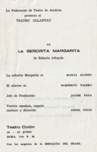 La Señorita Margan- flyer