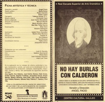 No hay burlas con Calderón - Programa