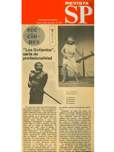 Revista SP - Edición Europea, Madrid 28/12/1969