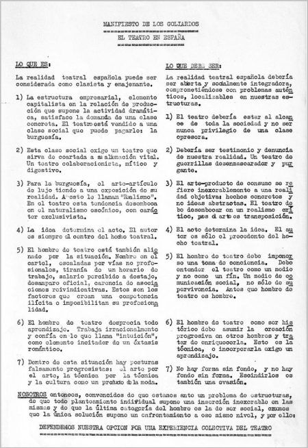 Manifiesto de Los Goliardos